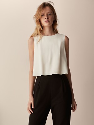 massimo dutti jumpsuit white