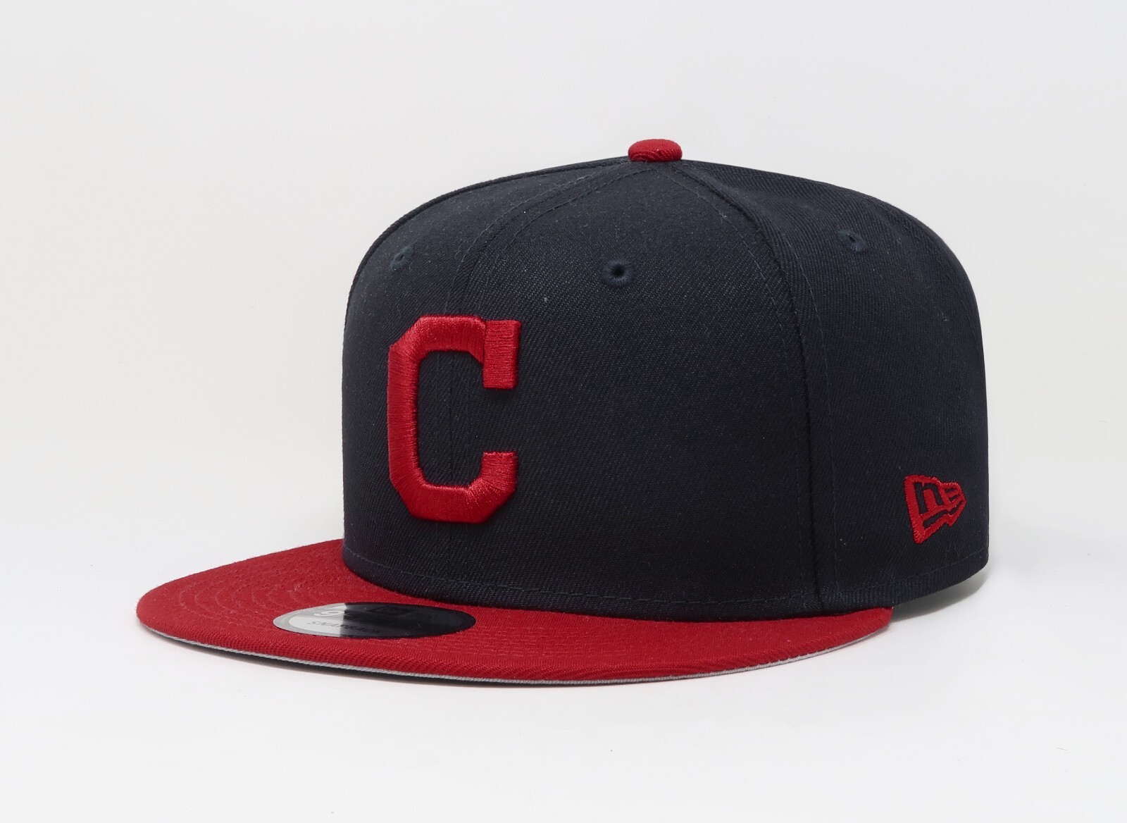New Era 9Fifty Cleveland Guardians Indians Navy Blue Polyester Unisex Hat Cap