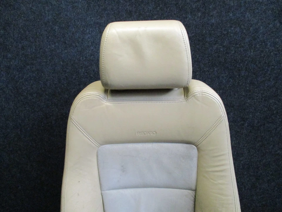 LEDER RECARO Fahrersitz VW Passat 3BG Sitz Ausstattung LEDER ALCANTARA beige  - Bild 2 von 4