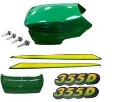 New Upper & Lower Hood/Bumper/LH&RH Stickers Fits John Deere 355D