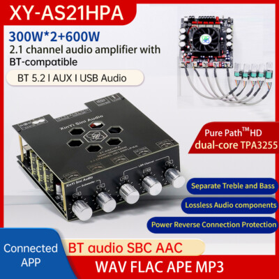 TPA3255 Bluetooth Digital Amplifier Board 2.1 Channel Subwoofer 300W*2+600W