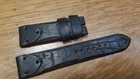 23mm for u-boat, handmade watch strap  oil waxed leather , Dalipicrafts