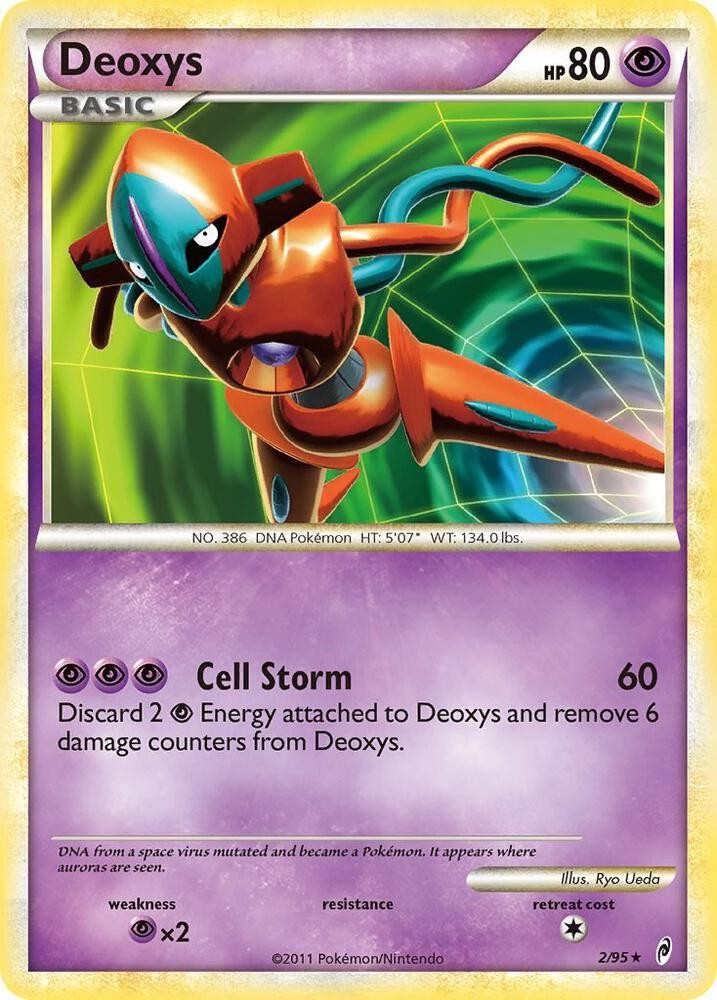Deoxys - Call of Legends #2/95 - Holofoil - NM - Pokémon TCG