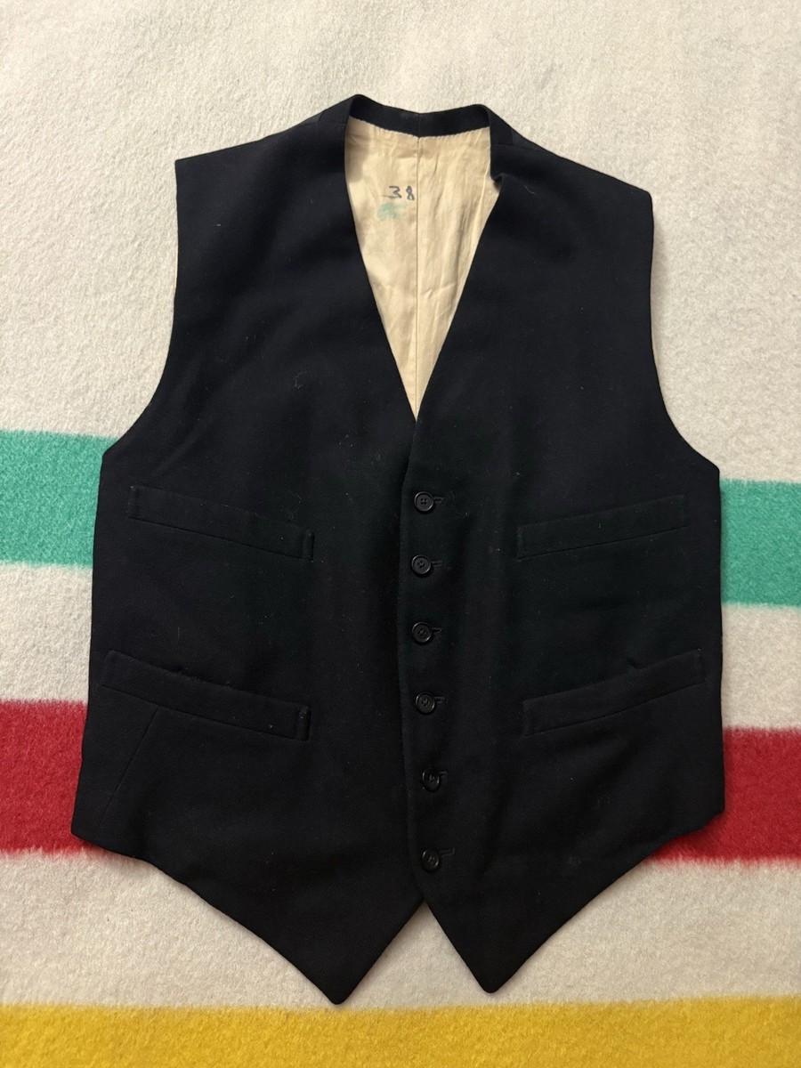 Antique Early 1900s 1910s 1920s 1930s French Paris Waistcoat Vest