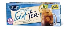 Tetley Iced Tea Blend Tea Bags 24 Count Family Size Tea Bags