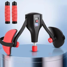 Inspack Thigh Master Workout Equipment, 132lb Upgrade+ Handle, Onyx/Crimson 