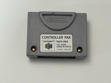 Nintendo 64 N64 Controller Pak NUS-004 FRAM MOD Memory Card Pack NO BATTERY 