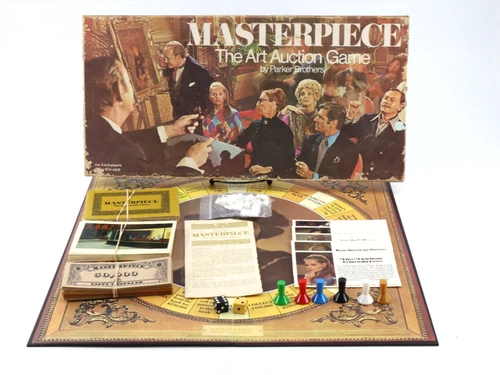 VTG 1970 Masterpiece The Art Auction Game Parker Brothers
