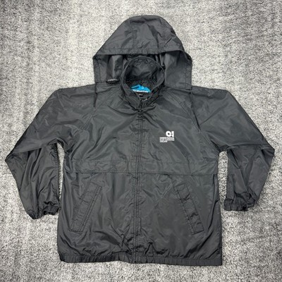 Vtg Tri-Mountain Men's M Windbreaker Jacket Hooded Packable