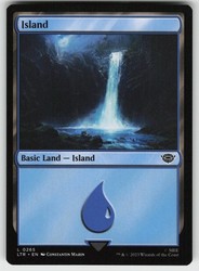Island (0265) - Foil - The Lord of the Rings: Tales of Middle-earth