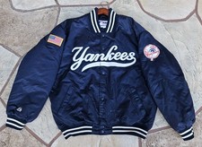 Majestic New York Yankees Vintage 90s Flag Dugout Jacket Men's XL Vintage MLB