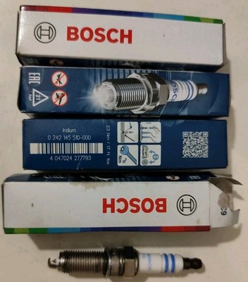 4x BOSCH Double Iridium Zündkerze LPG Mercedes CLK C E 200 Kompressor W203 W211