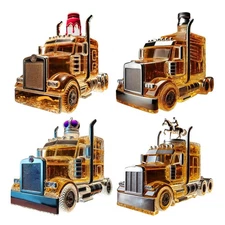  2025 Classic Semi-truckload Whisky Car Glass Bottle Whisky Decanter Bar Gift