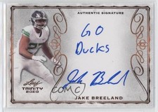 2020 Leaf Trinity Signatures Bronze Foil Jake Breeland #A-JB2 Auto 0c3