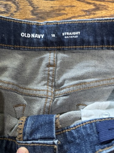 Old Navy Boy’s Jeans, Straight, Built in Flex, 18. Excellent. - Picture 4 of 7