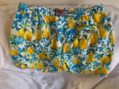 MC2 Saint Barth Swim Trunks Men's L Lemons Print