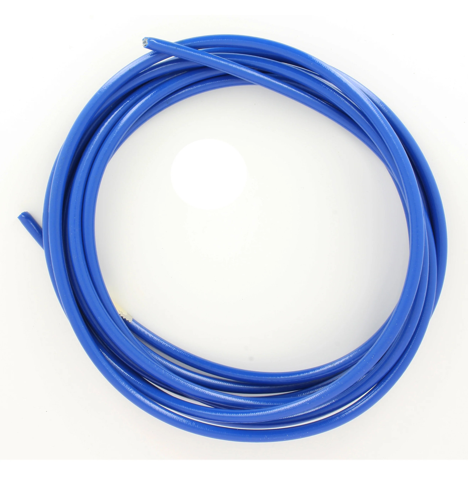 Durite tressée inox 5m anti-corrosion avec gaine bleue renforcée