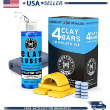 Clay Bar Kit 4 Premium Grade Clay Bars And 10 Lubricant Tablets Car Detailing