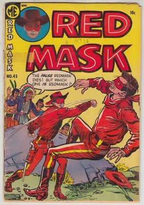 Magazine Enterprises - RED MASK 1954-57 #45 - Grade 3.0 - Comic Book