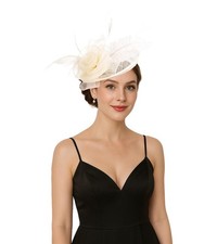 Fascinators Hats for Women, Derby Fascinator Headband, Lightweight Tea Party ...