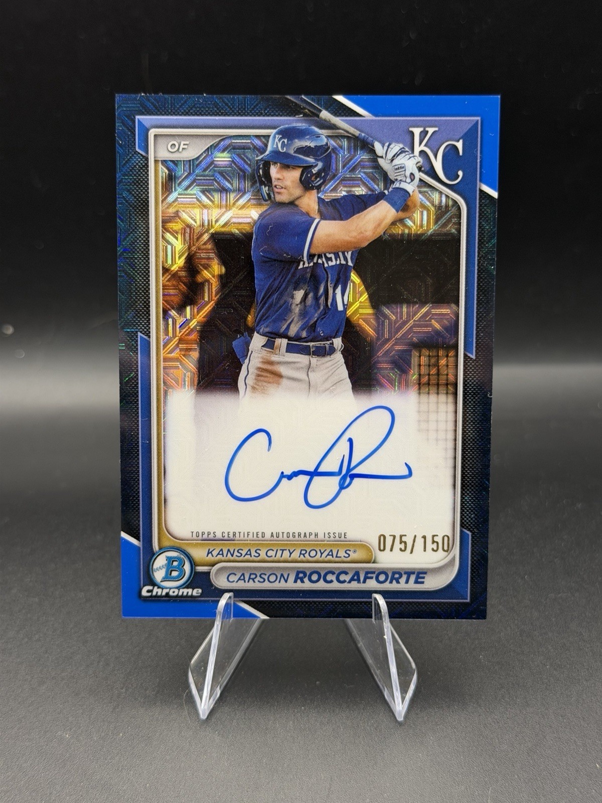 2024 Bowman - Chrome Prospect Mega Box Autographs Carson Roccaforte #BMA-CR 