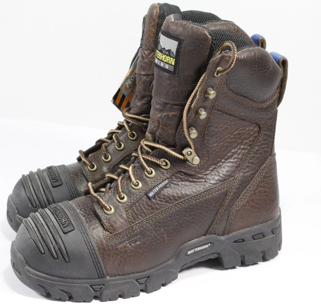 Matterhorn M Leather Upper Workwear Boots for Men for Sale  display picture 3