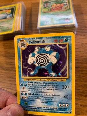 Poliwrath (13/102) Holo Base Set Pokemon Card! FAST & FREE P&P