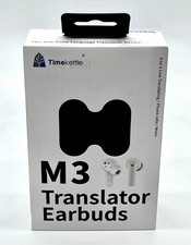 Timekettle M3 Translator Earbuds 3 In 1: Phone Calls/Music/Translating - White