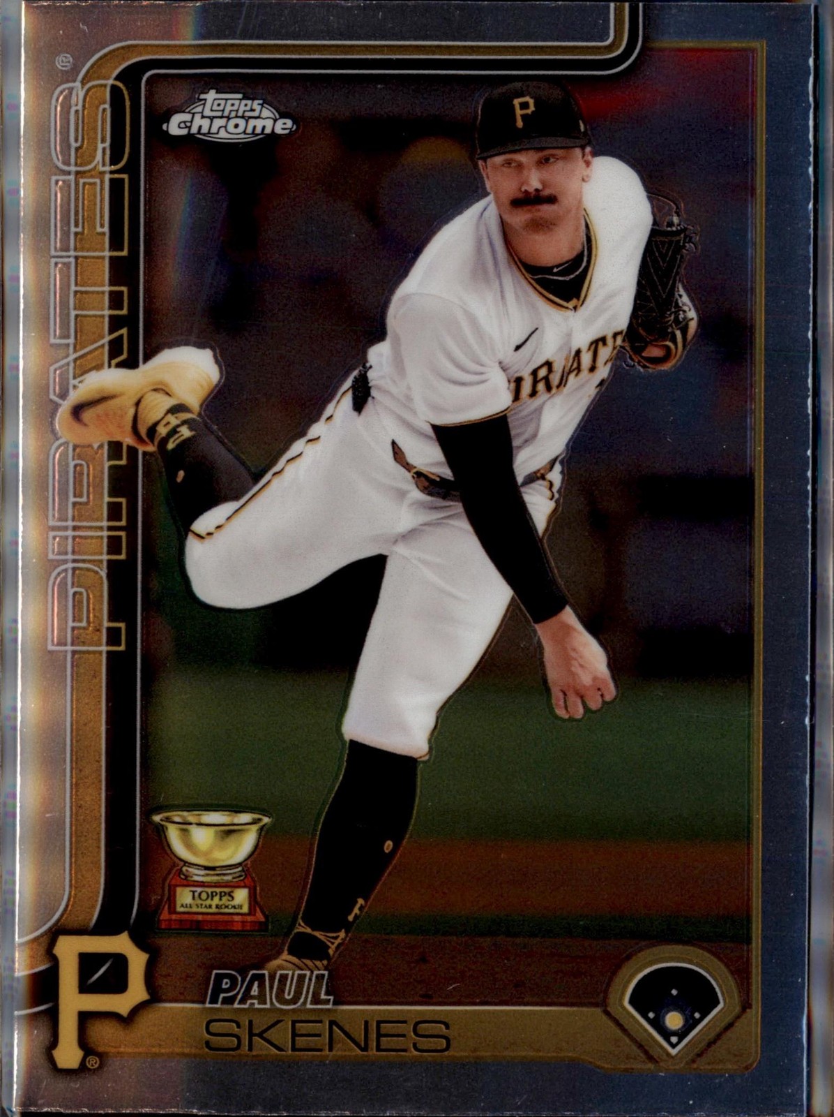 2025 Topps Chrome #300 Paul Skenes Prism Refractors