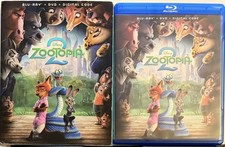 ZOOTOPIA 2 Blu-ray / DVD 2026 With Slipcover Disney