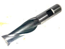 7/8" End Mill, 2-1/2" Flute, 3/4" Shank, 4-3/4" OAL, HSS UE-12-I-6 