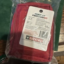   SURVIVAL Compact First Aid Kit-Emergencies Small Kits for Car - 27 Pieces NWT