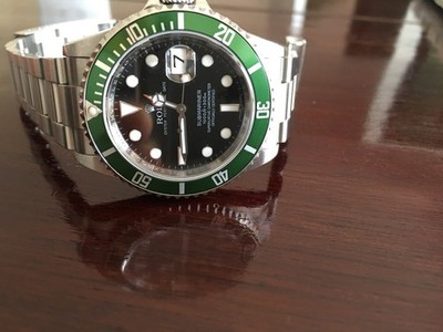 Rolex Submariner Date -Kermit- Ref. 16610LV - Top-Zustand FULL SET
