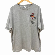 Vintage 2000 Looney Tunes Daffy Duck TShirt Embroidered Pocket Warner Bros Sz XL