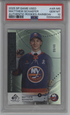 2025 SP Game Used Authentic Rookies Rainbow Matthew Schaefer /48 PSA 10 POP 1