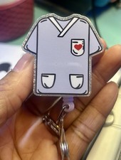 Scrubs, CNA, LVN, Medical, Badge Reel, Nurse, Tech, Badge Holder, ID Holder,