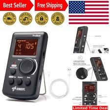 Rechargeable Digital Metronome with Vocal Counting  Timer - For All Instruments