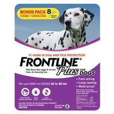 FRONTLINE 288210 Plus for Dogs 45-88 lbs.