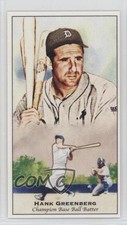 2011 Topps Kimball Champions Mini Hank Greenberg #KC-90 HOF wq8