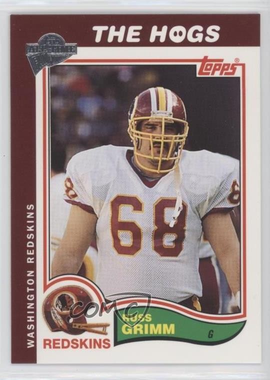 2004 Topps All-Time Fan Favorites Russ Grimm #76 HOF 00ah