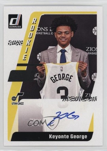 Keyonte George #ND-KYG 2023 Panini Donruss Next Day Autograph card