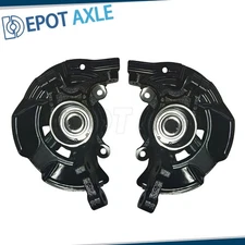 Pair Front Steering Knuckles Wheel Bearing Hubs Assembly for 2011 Hyundai Sonata