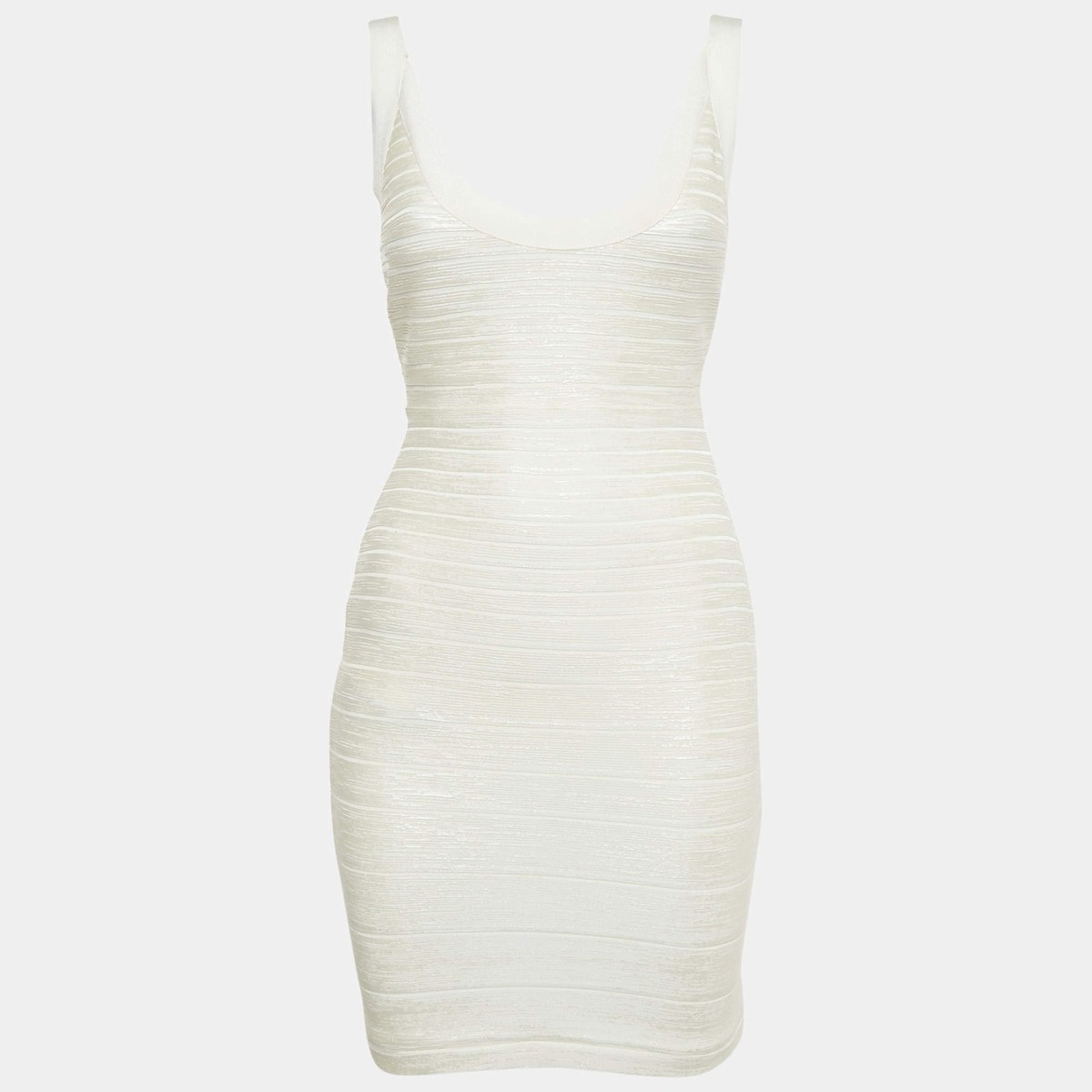white bodycon bandage dress Halter Sexy Elegant White Bodycon Bandage Dress White / S