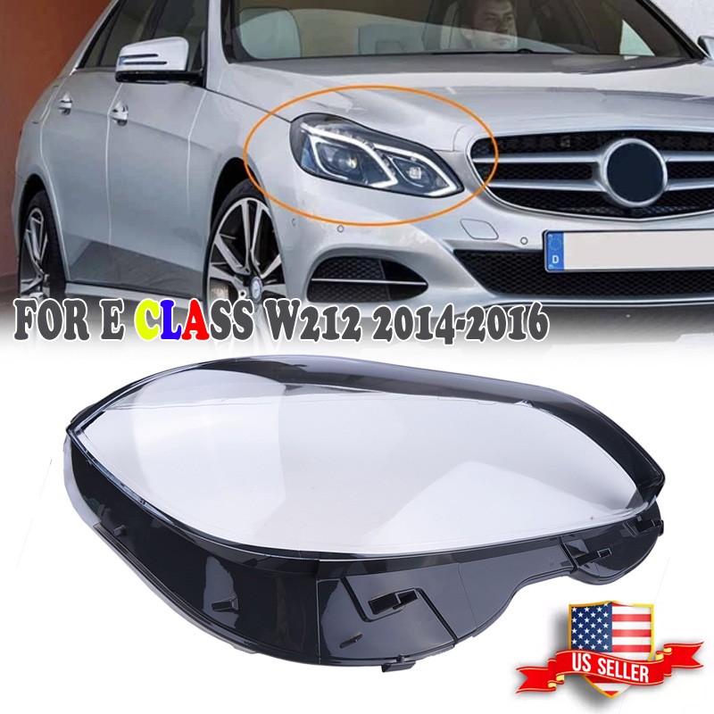 ベンツEクラスメッキフォグライトカバー　w212 For Benz W212 E-Class E350 2014 2015-2016 Headlight Clear Lens