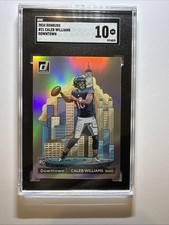 2024 Panini Donruss DOWNTOWN Caleb Williams Rookie SGC 10 Grade