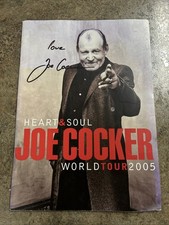 Joe Cocker Heart And Soul World Tour 2005 Signed Concert Program
