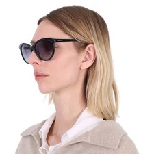 Calvin Klein Blue Gradient Cat Eye Ladies Sunglasses CK19534S 430 58