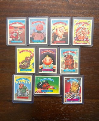 1986 Garbage Pail Kids Lot of 10 Vintage Topps Cards w/ 2 ** Asterisk Variations