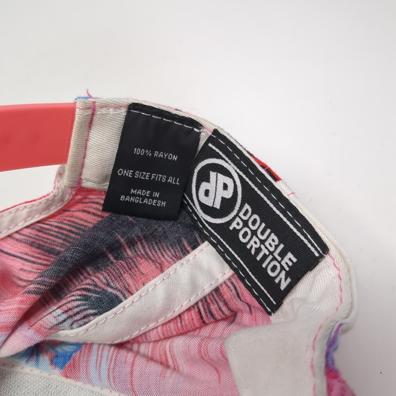 Double Portion Snapback Hat Multicolor One Size E… - image 9