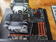 32GB (2x 16GB) DDR4 2400T ECC RAM + X99 Motherboard eATX + Xeon E5-2680 V4 CPUx2